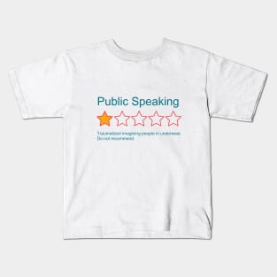 1-Star Rating: Public Speaking Kids T-Shirt